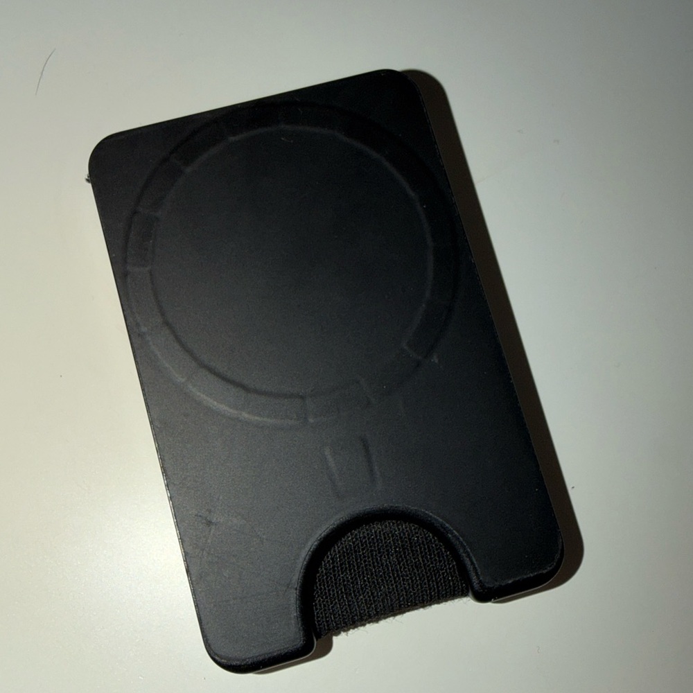 White Phone Case with Card Holder and Grip - Picture 3 of 10